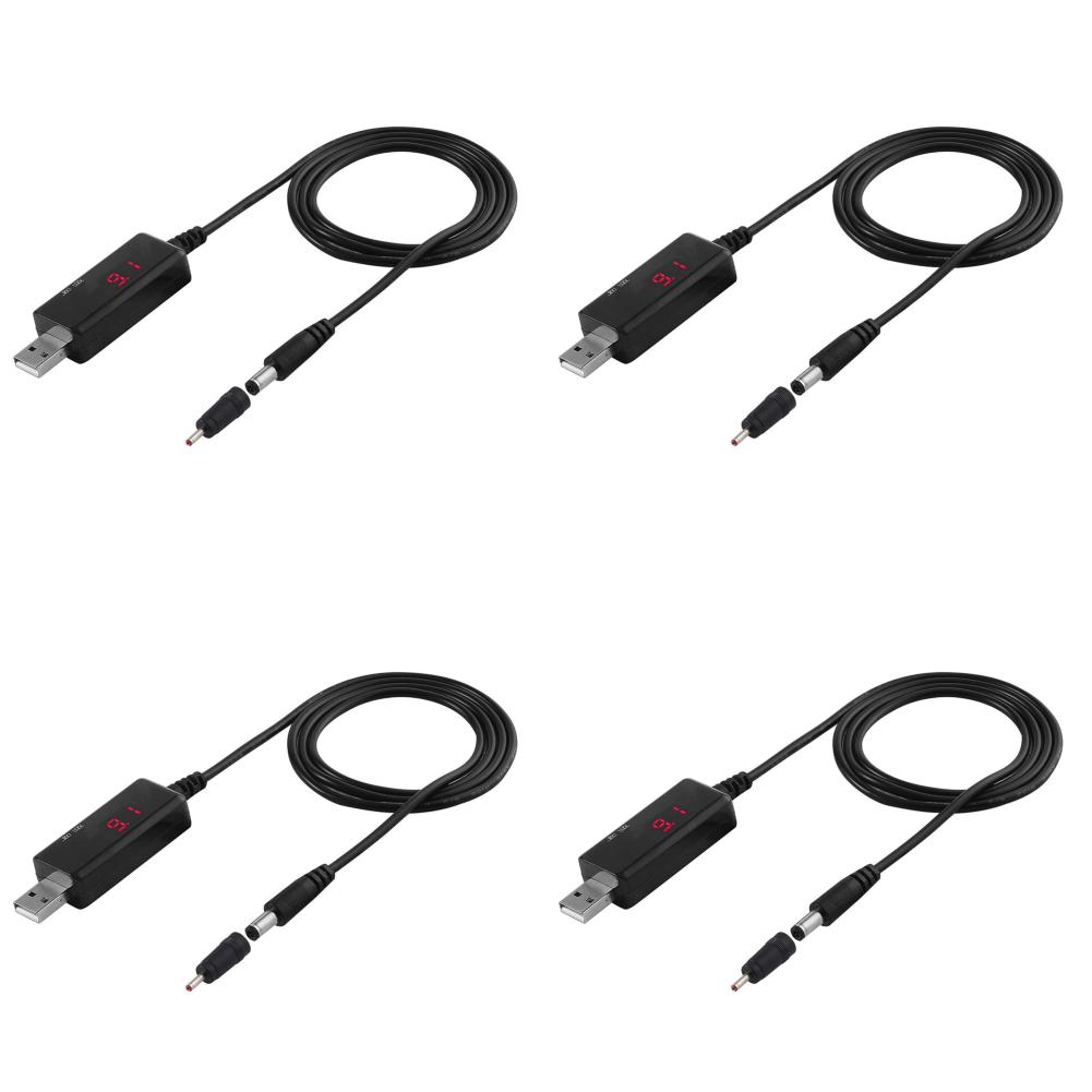 

DC 5 В - 9 В 12 В USB Step Up Boost-Spannungswandlerkabel + 3,5 x 1,35 мм Stec