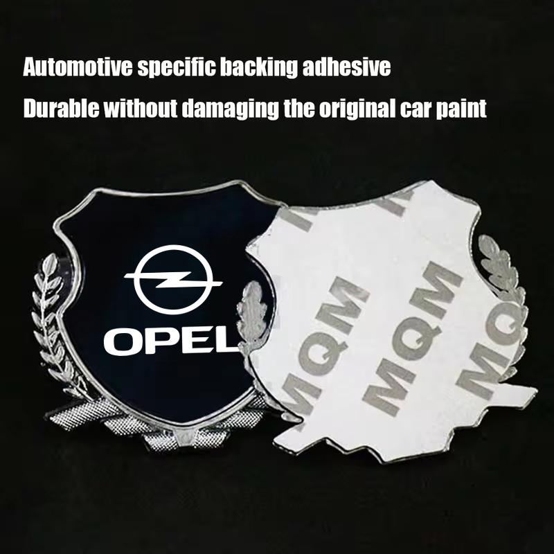 Metal Car Trunk Window Side Emblem Badge Decal Sticker For Opel Corsa D Astra Insignia Mokka Adam Combo OPC Vauxhall Vectra H G Sr7