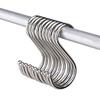 1/5/10Pcs Bathroom Holder Stainless Steel Clasps Hooks Storage Rack S Shaped Hanger Hook
