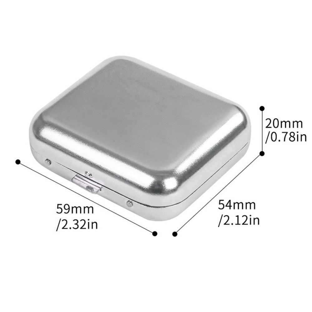 2pcs Portable Ashtray Windproof Pocket Ashtray with Lid for Car Outdoor Cigars