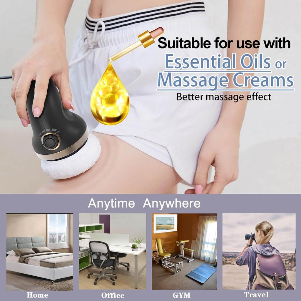 Handheld Cellulite Massager-Body Sculpting Machine with Lymphatic Drainage, Stomach Massager for Belly Fat, and Vibrating Beauty Sculpt Massager