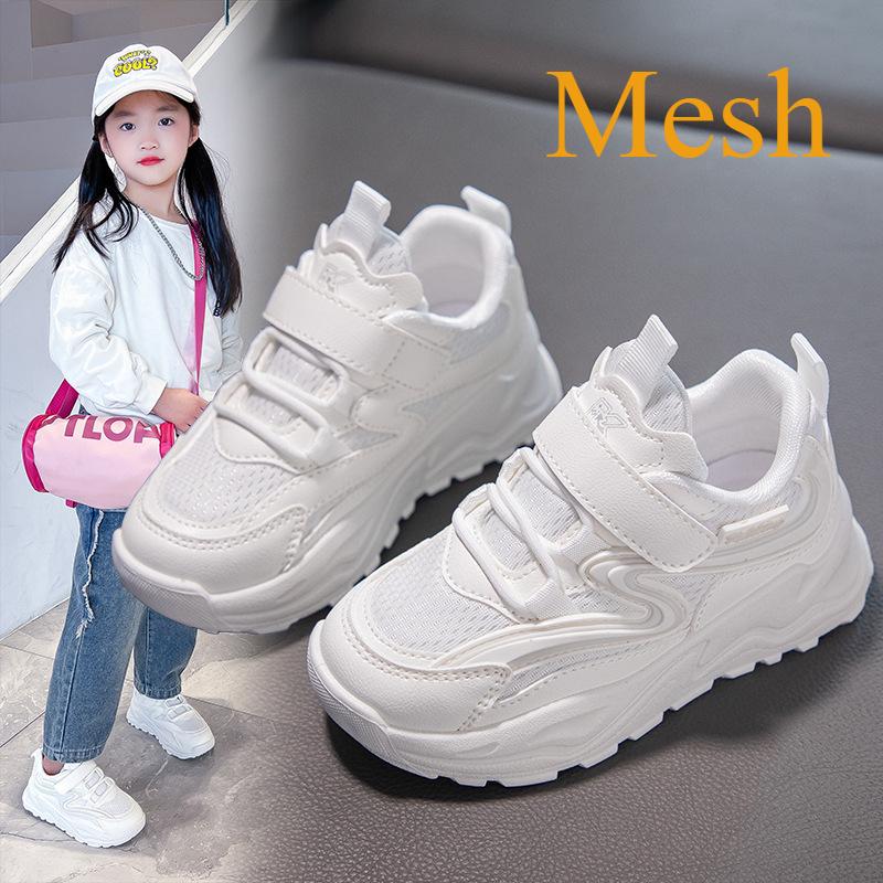 Frühling und Herbst Neue Mädchen Sneaker Kinder Casual Sneakers Weiche Unterseite Rutschfeste Laufschuhe für kleine Mädchen