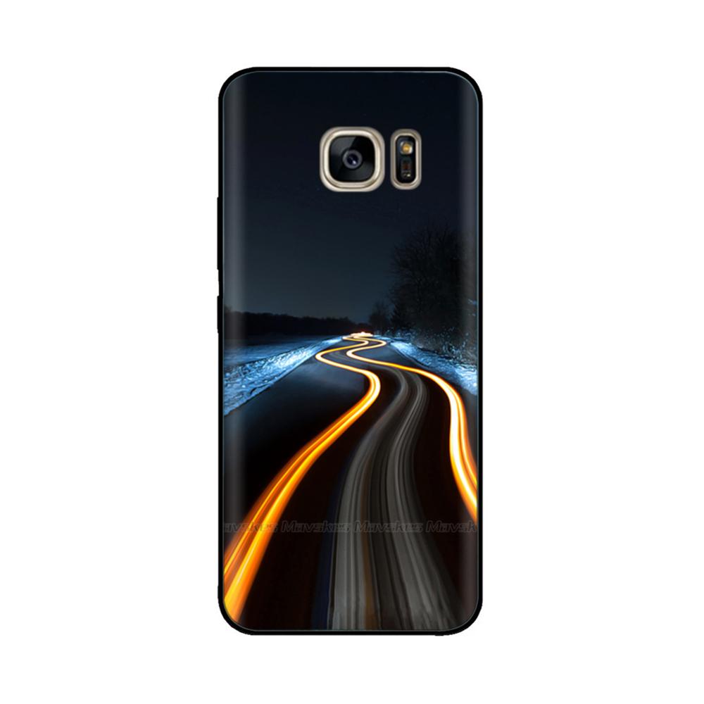 Black Silicone Case For Samsung Galaxy S6 Edge Case Soft TPU Cover For Samsung Galaxy S6 S 6 Edge Case Cover Bumper Coque Para
