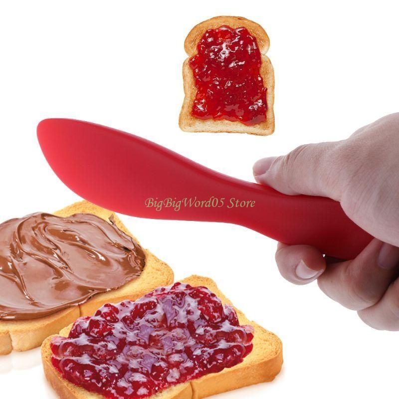 

24TE Cake Decoration Tool Nonstick Bread Spread Butter Spatula Heat Resistant Baking Dough Scrapers Enduring красный