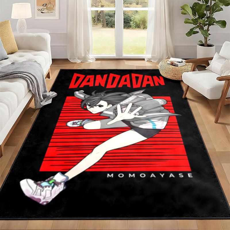 Dandadan Carpet Door Mat for Living Room or Bedroom Protective Mat Under Chair Office Decoration Christmas Gift Birthday Present