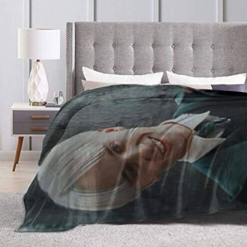 Soft Super Flannel Blanket Harry Potter Draco Malfoy Print Designs Warm Sofa