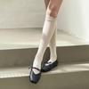 [2SET] [Banana Sisters] Clara Lace-Point Ribbed Knee Socks 2 Colors