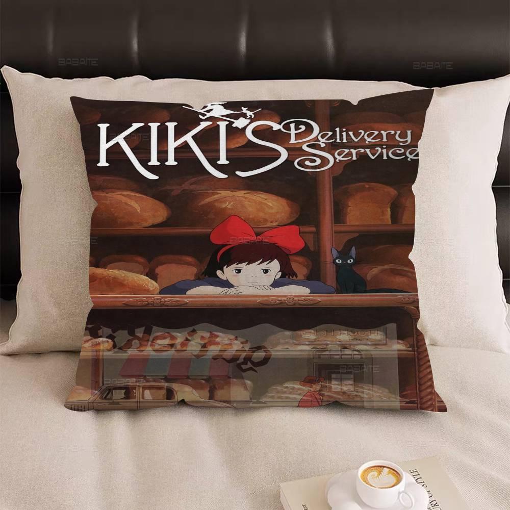 K-Kikis D-Delivery S-Service Pillow Cover for Bedroom Room and Living Room Sofa Decorative Cushion Cover