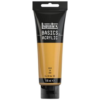 Liquitex Acrylic Paint Liquitex Basics Gold 118ml 16005051 B-051