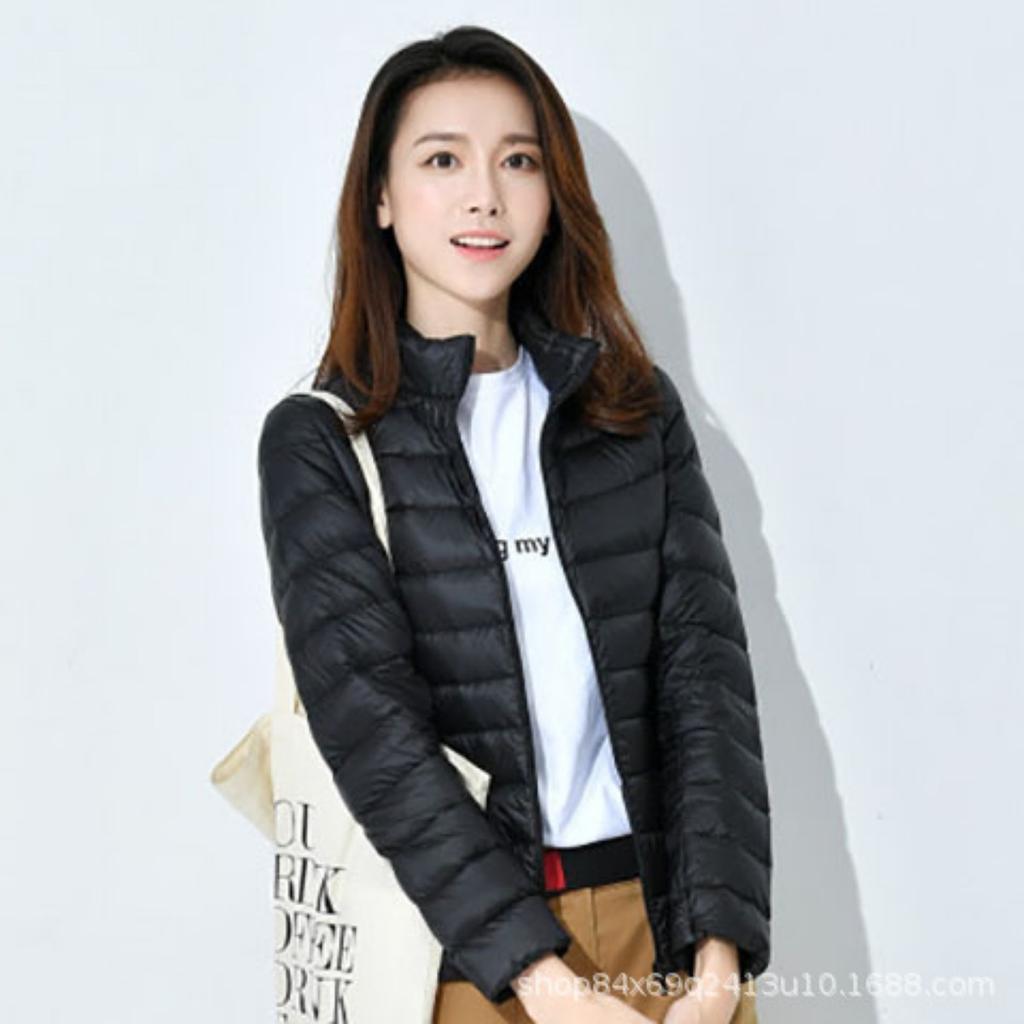 Cotton Padded Women's New Short, Lightweight, Thick, Warm, Slim Fit Korean Version Silk and Cotton Fashionable Jacket Without Storage Bag