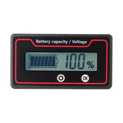 9-120V Battery Voltmeter Tester Meter Universal Li-ion Lead Acid Battery Monitor  Charge Level