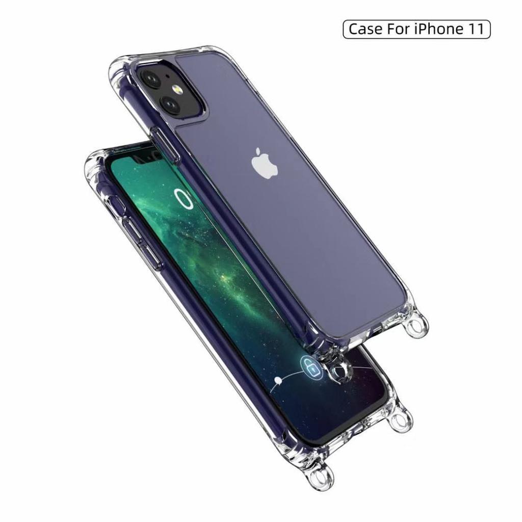 Transparent Cell Phone Case With Metal Ring For iPhone 15 Pro 14 13 12 16 Pro Max X XS 8 7 6 Plus Four-Corner Airbag Soft Cover