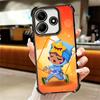 Cartoon Game Stars Soft Phone Case For Xiaomi Redmi Note 14 15 Pro Plus 13 12 11S 11T 5G 10 9S 9 Plating Anti-Fall Fundas
