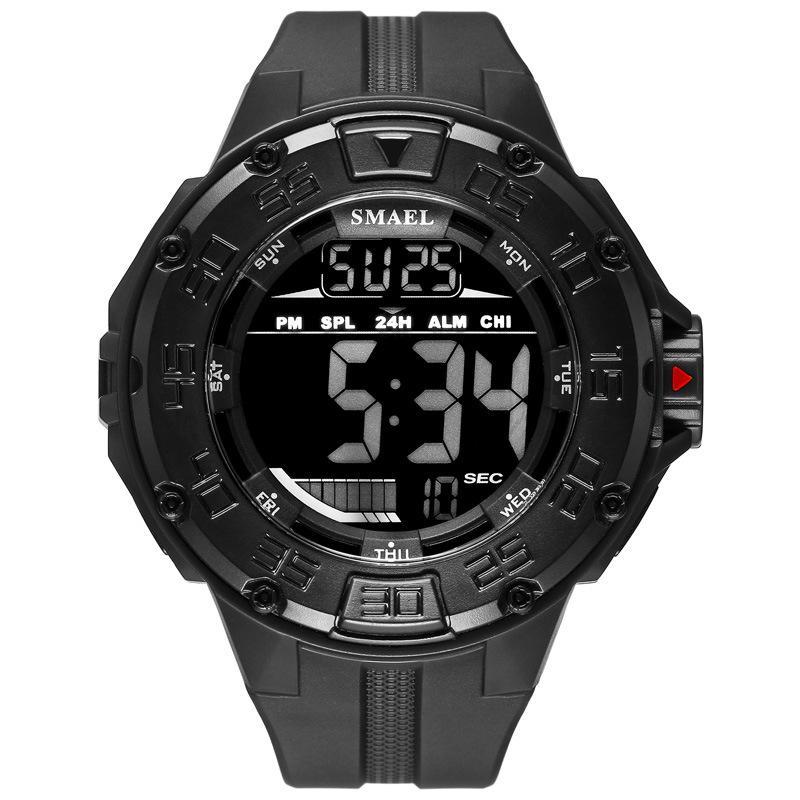SMAEL Outdoor Multi-functional Sports Electronic Watch Glow-in-the-dark Waterproof Large Dial Watch