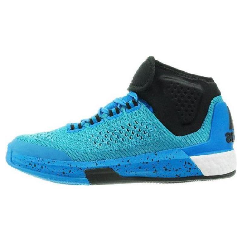 

Adidas Crazylight Boost Cushioning Abrasion Resistant Breathable Mid top Casual Running Shoes Men s Blue Sneakers S85465 43⅓ синий