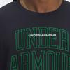 Under Armour Varsity Mix Moisture Wicking Trendy Comfortable Versatile Simple Short Sleeve T-Shirt Men Tops Black 6001858-001