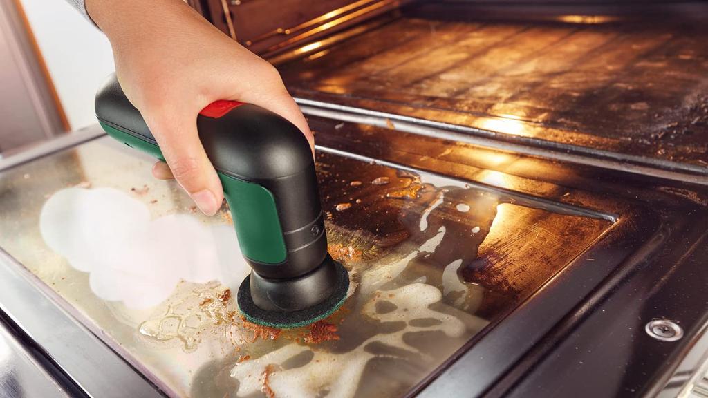 Bosch DIY Cordless Cleaning Brush Main Hard Detail Pad Hard Polishing Soft Polishing and Micro USB Perfect for Cleaning Wet Areas 3.6V (Includes