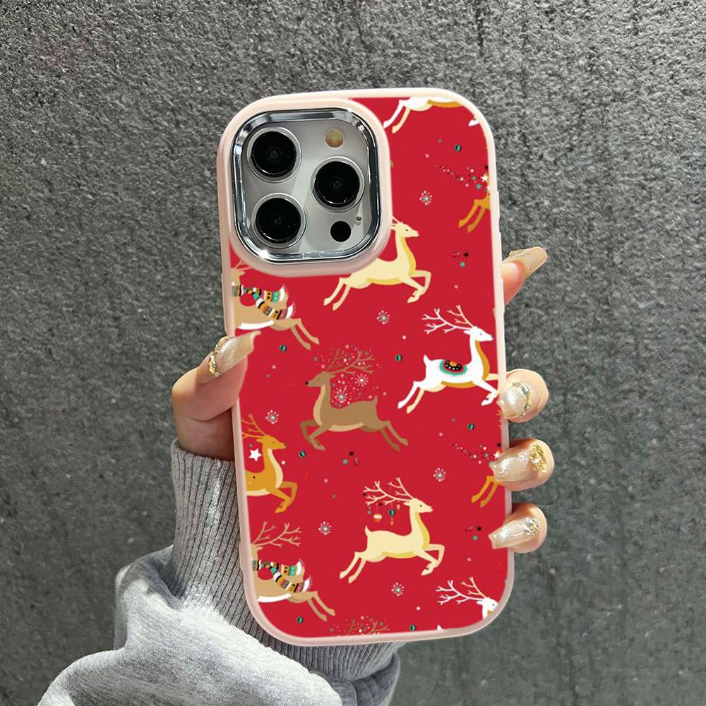 N115 Веселый рождественский дизайн С Новым годом Мягкие чехлы для телефонов iPhone 16Pro — фото 19