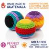 Lustiges Gay Mags Footbag Set, Handgefertigter Guatemala Häkel Hacky Kick Sack für Draußen Spiel Party Spiele Koordinationstraining