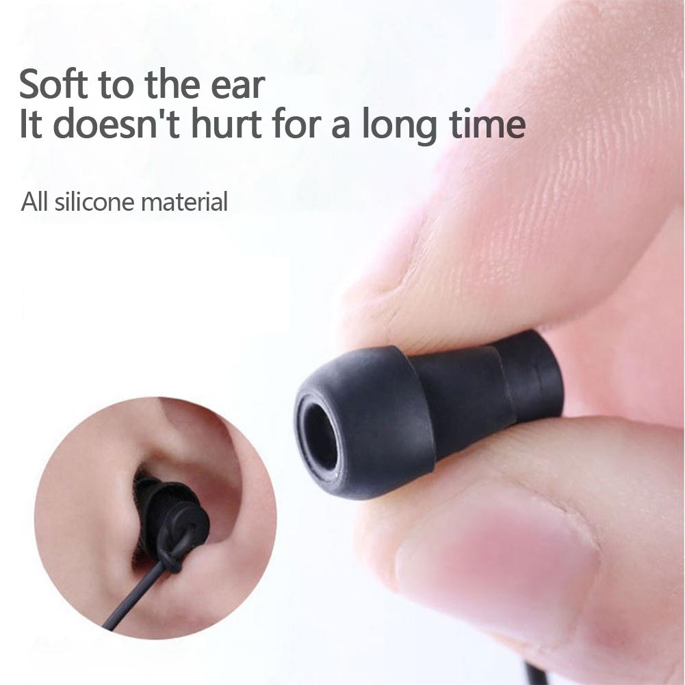 Silicone In-ear 3.5mm Jack Wired Earphones Handsfree With Cable Earbuds In-line Control Headset With Mic