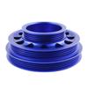 Auto da Corsa Leggera in Alluminio Puleggia Albero Motore per Honda Civic SOHC D16 1992-1995 Rosso Blu