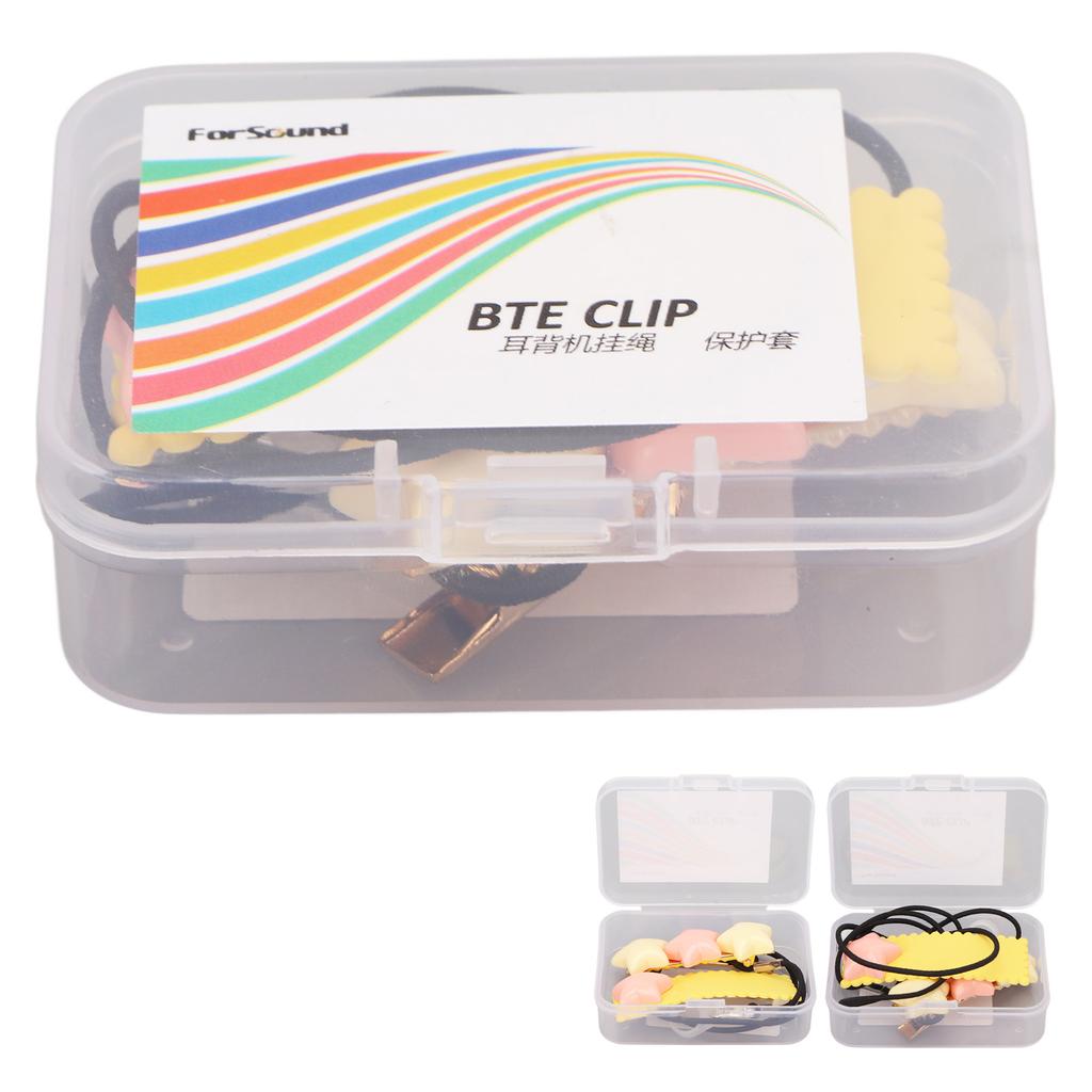 Hearing Amplifier Clip Holder Portable Cute Star Shaped BTE Hearing Amplifier Lanyard for Kid Elderl