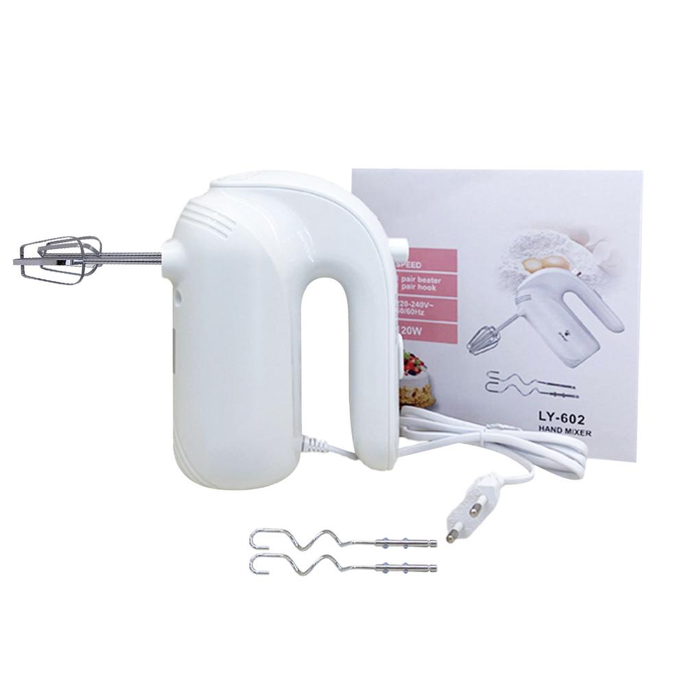 5-скоростной электрический ручной миксер Электрический кухонный ручной миксер Портативный кухонный миксер для продуктов Электрический миксер для торта для дома, кафе, ресторана