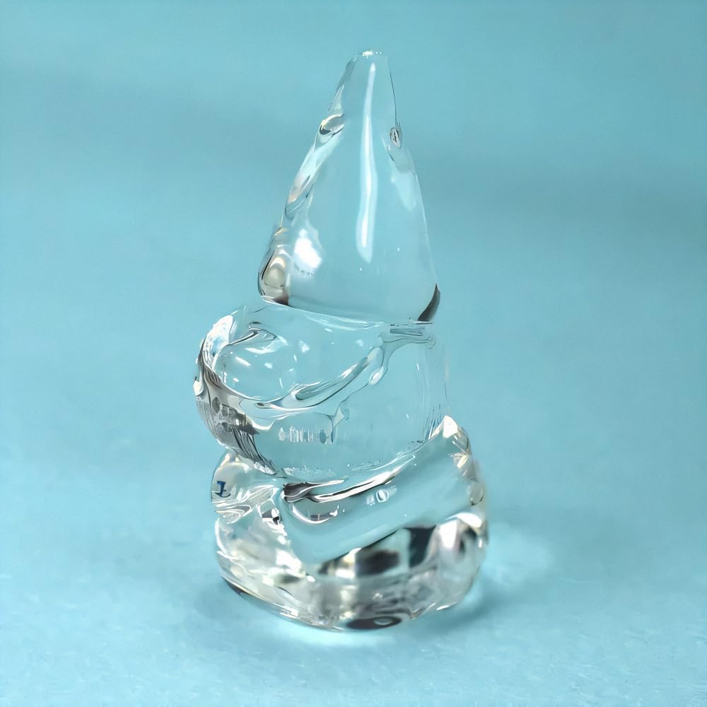 Four Cart Cute Handmade Glass Craft "Nisse, the Fairy that Brings Happiness" x 3-Piece Set