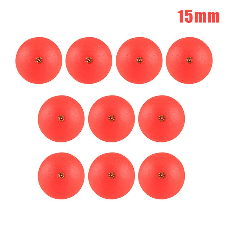 10Pcs Eps Float Ball Foam Ball Eye-Catching Beans Hard Fishing Float Buoyancy Ball Outdoor Floating Fishing Tackle 15Mm-36Mm