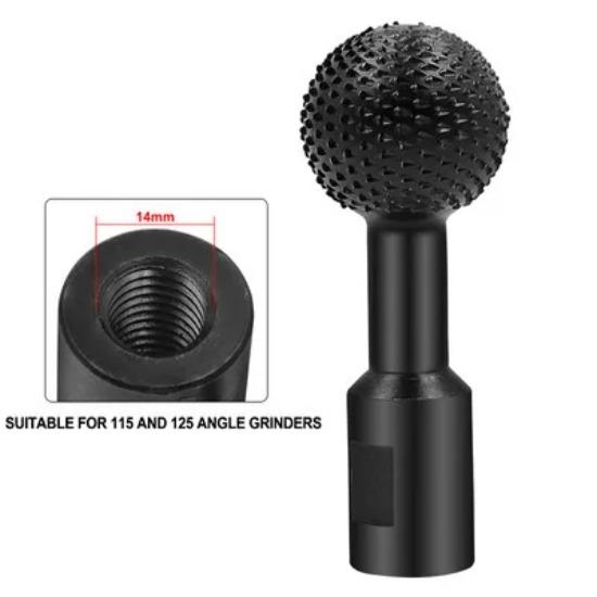 

10/14 мм сферическая вращающаяся шлифовальная головка с коробчатым сверлом, шаровидная стамеска, угловая шлифовальная машина, резьба по дереву, полировка, шлифовка, ямочный напильник