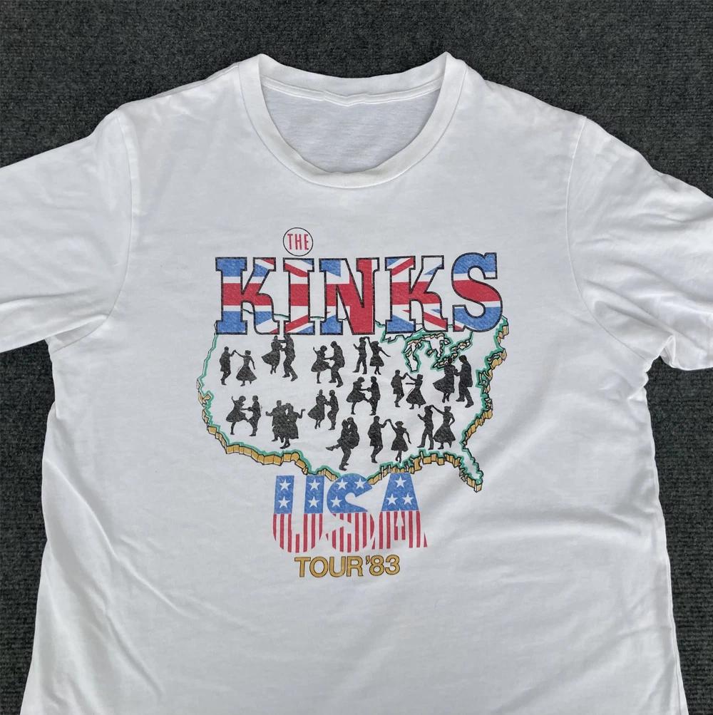 Men s and Women s T-shirts Band The Kinks State of Confusion Tour T shirt Size S-5XL XXXL
