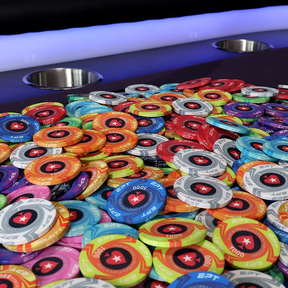EPT Poker Chips Set of 25 ($1000) [Parallel Imported]