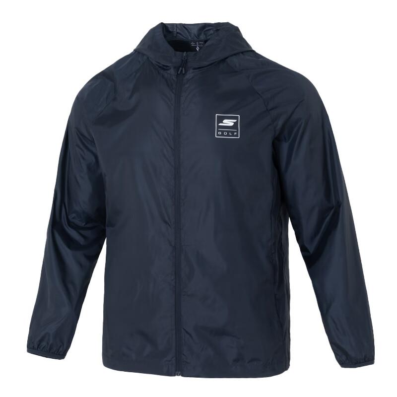 Skechers Fashionable Comfortable Versatile Hooded Jacket Men Jackets Dark-Blue P225M276-0515 S