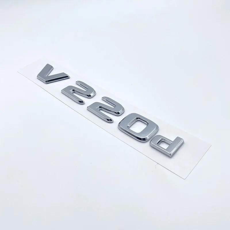 3D Letters V250d V300d NIGHT EDITION ABS Emblem for Mercedes Benz V Class W447 Car Fender Badge Trunk Nameplate Logo Sticker IX6