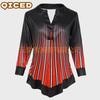 Women's Fashion Casual Long Sleeve V Neck Blouses & Shirts
