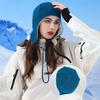 Winter Adjustable Thermal Hat Windproof Ear Protection Skull Cap for Under Helmet Cycling Skiing  Outdoor Sports