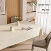 Li Shen Light Luxury Solid Color Washable Tablecloth