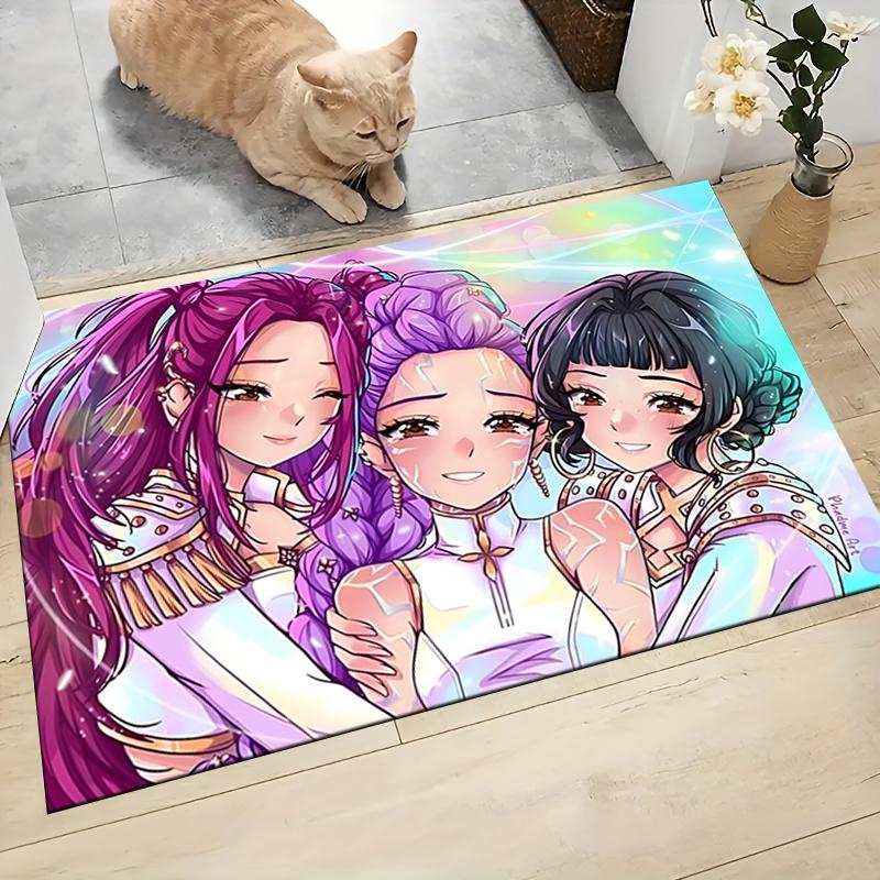 Fantasy Sisters Carpet Rug Soft Washable Antislip Home Living Room Sofa Mats Personalized Christmas Rug