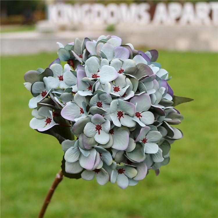 Artificial Flowers Silk Hydrangea Wedding Wall Home Decorations Kitchen Accessories Diy Bridal Bouquets Background Indoor Bonsai
