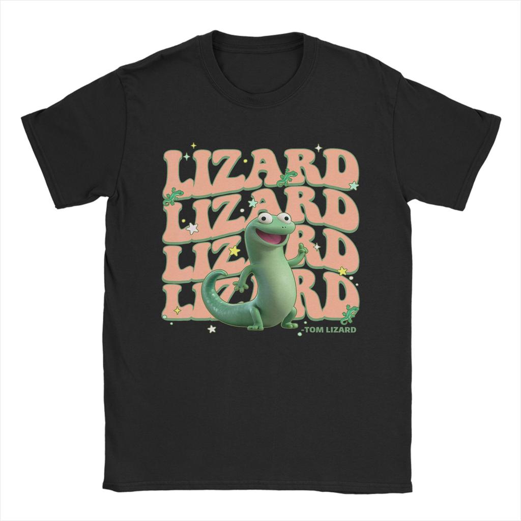 Hoppers Tom Lizard Funny Face Empty Head T Shirt Summer Pure Cotton T Shirts For Unisex Harajuku Design Tee Shirt Funny Tops