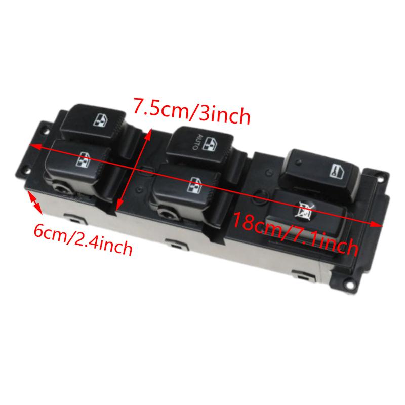 93570-2B140 For Hyundai Santa Fe CM 2006-2012 Electric Window Lift Switch 93570-2B140BS 935702B140 93570-2B000 93570-2B100