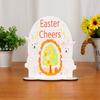 Handmade Easter Bunny Decor Cartoon Bunny Eggs Decor Easter Table Centerpieces  Tabletop Display