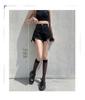 Trendy High-Waist Women's Raw Edge Ripped Denim Shorts - Summer Style