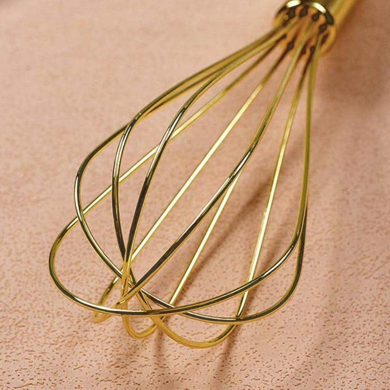 Premium Handheld Eggs Beater Whisk Steel Wire Whip For Kitchen Baking Needs Features Dishwasher Safe Construction