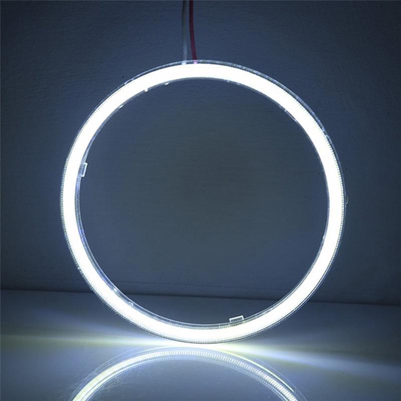 

White Cob Smd Angel Eyes Car Led Fog Light Ring Drl Light Light Decoration 110mm