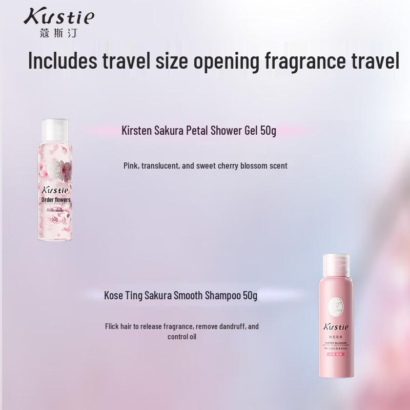 Kustie Cherry Blossom Fragrance Wash & Care Gift Set
