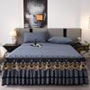 European Style Lace Quilted Bed Skirt - Thickened Skirt Edge for E-commerce Dropshipping