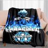 Flame Logo Design Printed Throws Blanket Soft Flannel Blankets for Couch Bed Gifts for Men Women Picnic blanket Christmas gifts