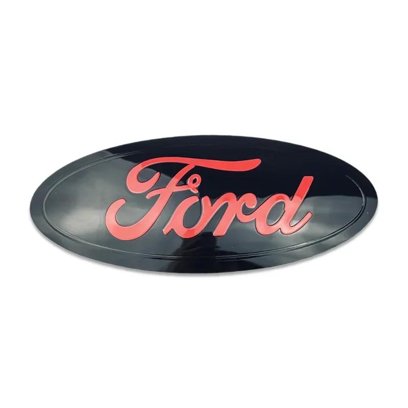 Autoaufkleber 2026 Ford 23,5 cm Legierung Auto Fronthauben-Emblem Für Ford Explorer Edge Everest Ranger/T8 F150 Nach 2019 Transit Tourne
