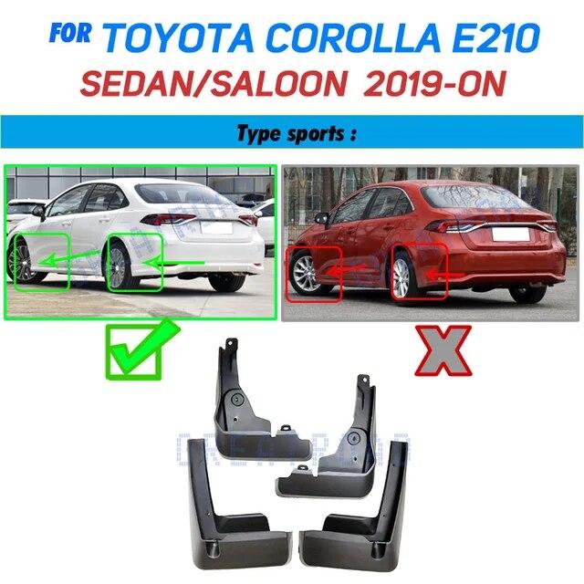 Set For Toyota Corolla E210 Touring Sports Estate    Front Rear Car Mud Flaps Splash Guards Mudguards Accessories